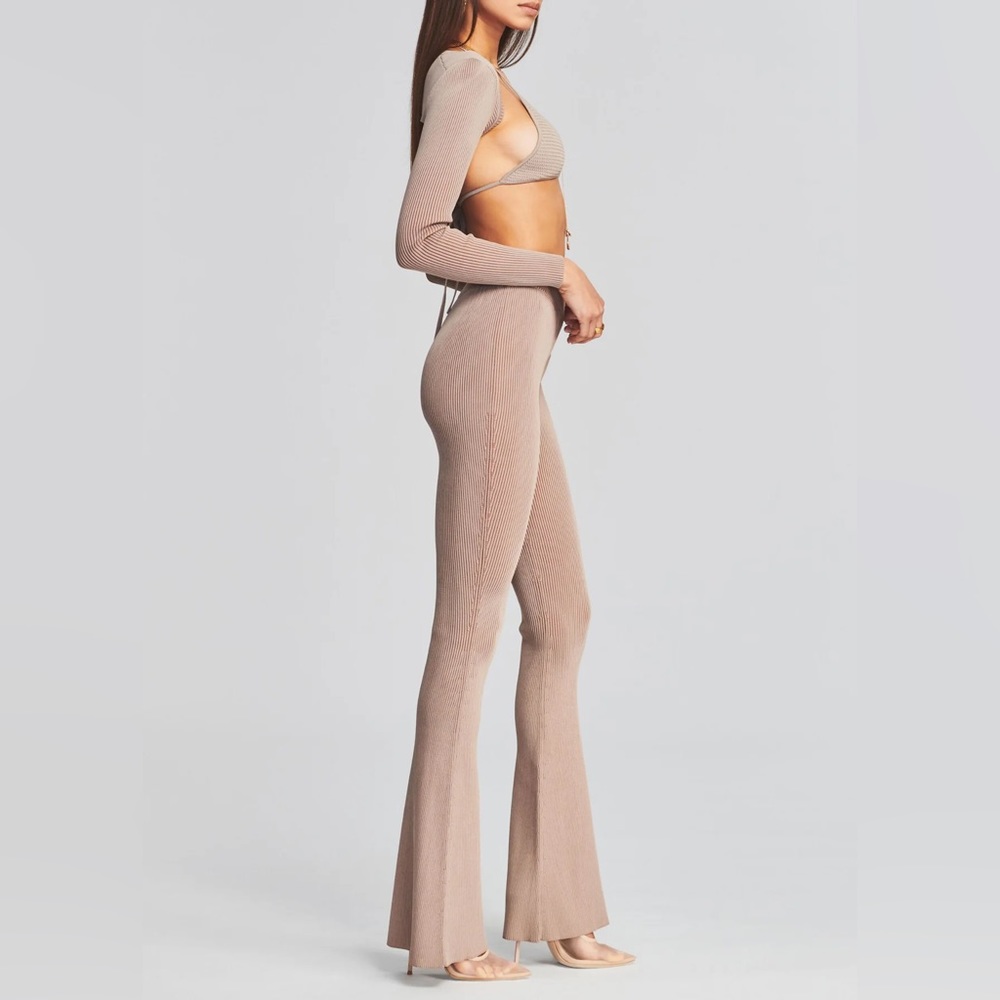NWT SER.O.YA Brown Lux Pants - Picture 2 of 5